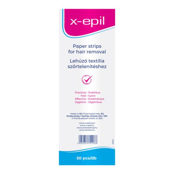 X-Epil - benzi textile de epilat (50 buc) 