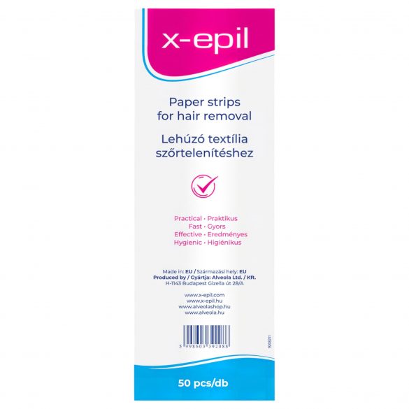 X-Epil - benzi textile de epilat (50 buc) 