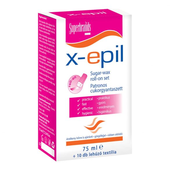 X-Epil - set de epilare cu ceară în cartuș 