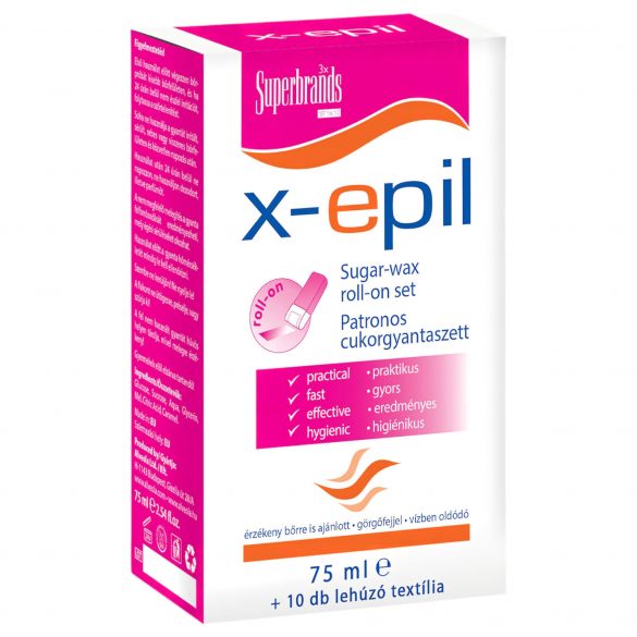 X-Epil - set de epilare cu ceară în cartuș 