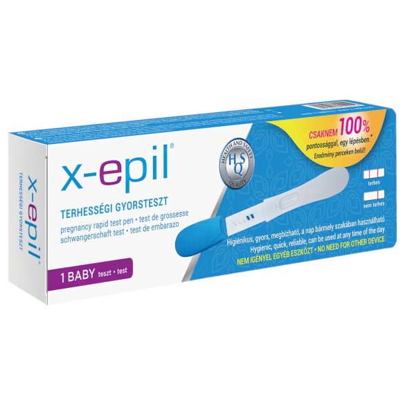 X-Epil - test rapid de sarcină exclusiv (1 buc) 