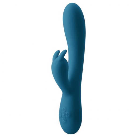 Inya Luv Bunny - vibrator cu acumulator și braț pentru clitoris (turcoaz) 