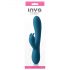 Inya Luv Bunny - vibrator cu acumulator și braț pentru clitoris (turcoaz) 