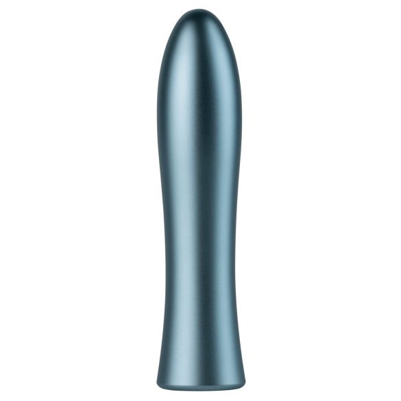 Vibrator premium din aluminiu anodizat FemmeFunn Bougie (argintiu) 