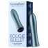 FemmeFunn Bougie - vibrator premium din aluminiu (argintiu)