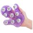 Masseur cu bile rulante - accesoriu manual (violet) 