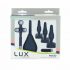 Set de antrenament anal din silicon LUX Active (negru) 