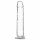 Dildo cu ventuză Addiction Crystal - transparent, 18 cm 