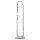 Addiction Crystal - dildo cu ventuză (transparent) - 18cm