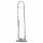 Addiction Crystal - dildo cu ventuză (transparent) - 20cm