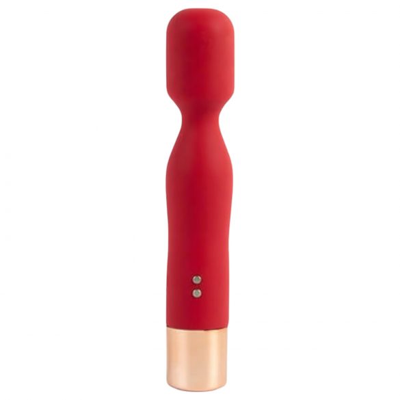 Baghetă Vibratoare Fermecătoare Solitară - vibrator de masaj cu acumulator (roșu) 