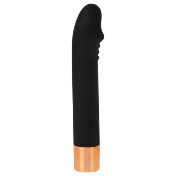 Charming Vibe Dick - vibrator pentru punctul G, reincarcabil (negru)