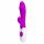 Pretty Love Snappy - vibrator G-spot rezistent la apă cu braț pentru clitoris (mov) 