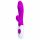 Pretty Love Snappy - vibrator G-spot rezistent la apă cu braț pentru clitoris (mov) 