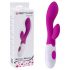 Pretty Love Brighty - vibrator waterproof, cu braț pentru clitoris și punctul G (mov)