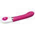 Pretty Love Daniel - vibrator impermeabil pentru punctul G (roz-alb) 