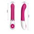 Pretty Love Daniel - vibrator impermeabil pentru punctul G (roz-alb) 