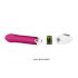 Pretty Love Daniel - vibrator impermeabil pentru punctul G (roz-alb) 