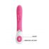 Pretty Love Gene - vibrator rezistent la apă pentru punctul G (roz-alb) 