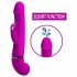 Pretty Love Henry - vibrator cu braț pentru clitoris și ejaculare (roz)