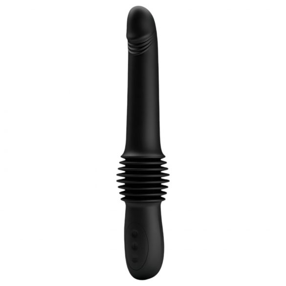 Pretty Love Pazuzu - vibrator cu cap glisant (negru)