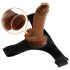 Pretty Love Harness - ham universal cu dildo - 17 cm (negru)