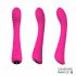 Vibrator G-Punct cu acumulator, striat - Pink HD Sunshine 