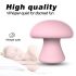 Sex HD Mushroom - aparat de masaj facial reîncărcabil (roz)