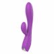 Vibrator încălzitor rezistent la apă, cu acumulator (mov) 