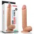 Dildo realist cu ventuză și testicule, mărime mare - 25 cm (natural) 