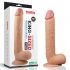 Dildo realist cu ventuză și testicule, mărime mare - 25 cm (natural) 