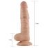 Dildo Real Extreme cu ventuză și testicule - 21cm (natural) 