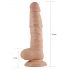 Dildo Real Extreme cu ventuză și testicule - 21cm (natural) 