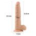 Lovetoy Real Extreme - dildo cu ventuză - 24cm