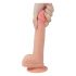 Dildo Realist cu Ventuză Nature Cock - 21cm (Natural) 