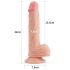 Dildo Realist cu Ventuză Nature Cock - 21cm (Natural) 