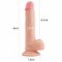 Dildo Realist cu Ventuză Nature Cock - 21cm (Natural) 