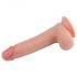 Lovetoy Nature Cock - dildo realist cu două straturi - 20cm (natur)