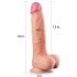 Lovetoy Nature Cock - dildo realist cu două straturi - 25cm (natural)