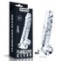 Lovetoy Flawless Clear - Dildo cu Ventuză, 19cm (Transparent)