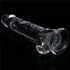 Lovetoy Flawless Clear - Dildo cu Ventuză, 19cm (Transparent)