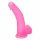 Lovetoy Jelly Studs - dildo realist cu ventuză - 20 cm (roz)