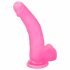 Lovetoy Jelly Studs - dildo realist cu ventuză - 20 cm (roz)