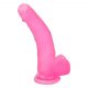 Lovetoy Jelly Studs - dildo realist cu ventuză - 20 cm (roz)