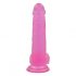 Lovetoy Jelly Studs - dildo realist cu ventuză - 20 cm (roz)