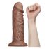 Dildo realist cu ventuză Chubby - 25 cm (natural) 