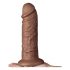 Dildo realist cu ventuză Chubby - 25 cm (natural) 