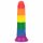 Dildo realist Lovetoy Prider - 19cm (curcubeu) 