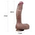 Lovetoy Nature Cock - dildo realist cu două straturi - 26cm (natur)