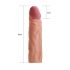 Extensie Plăcere Lovetoy - mânecă pentru penis - 19cm (natural) 